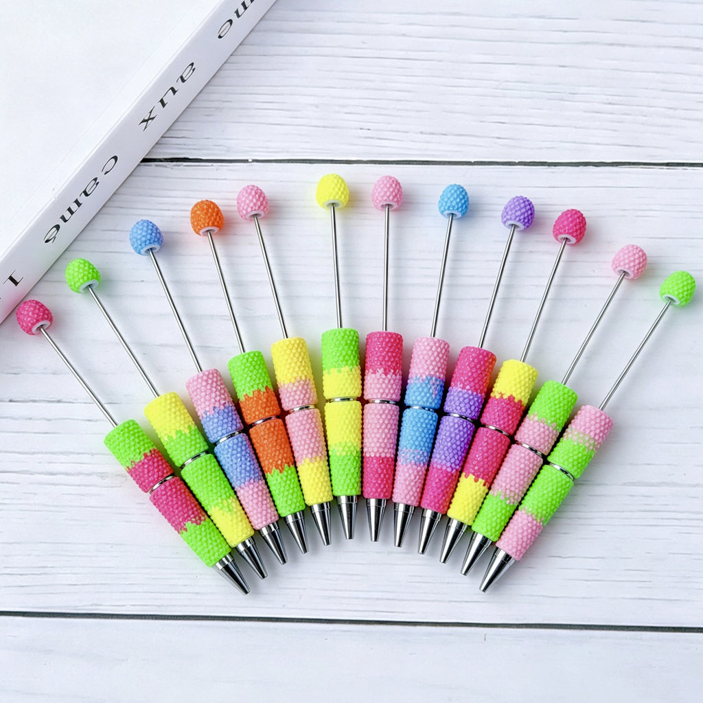 Rainbow gradual change diamond fluorescent pen